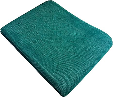 Dark Green Shade Net Shade Tarp Construction Fence Dust and Wind Tarp Canopy Shade Panel Koi Pond Screen (Multi-Purpose Tarps) (9'x12')