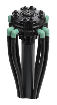 Orbit Adjustable Flow 8-Port Micro Water Drip Manifold for 1/4