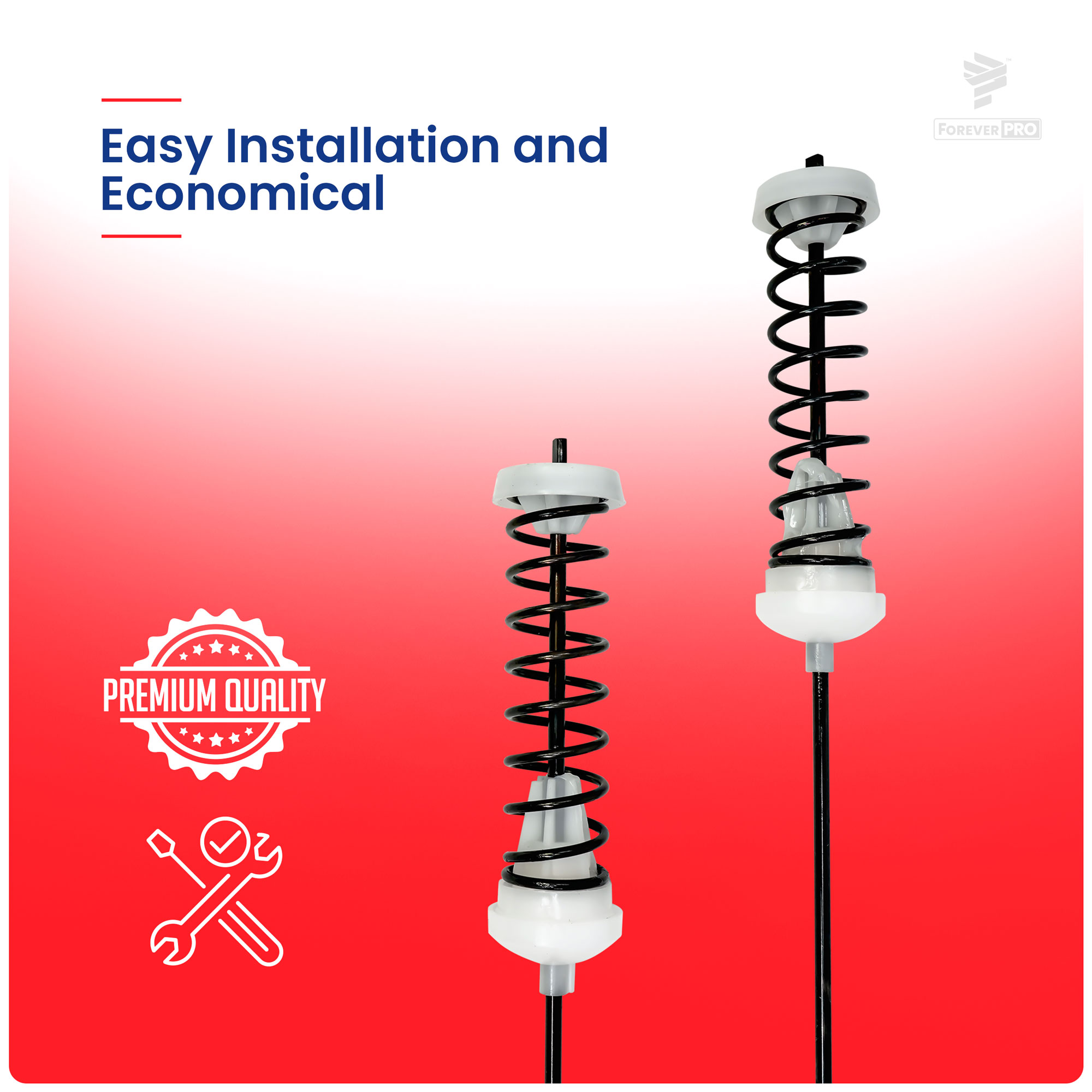 ForeverPRO W10780048 Suspension for Whirlpool Washer W10349191 W10349193 1878257 AH3418737