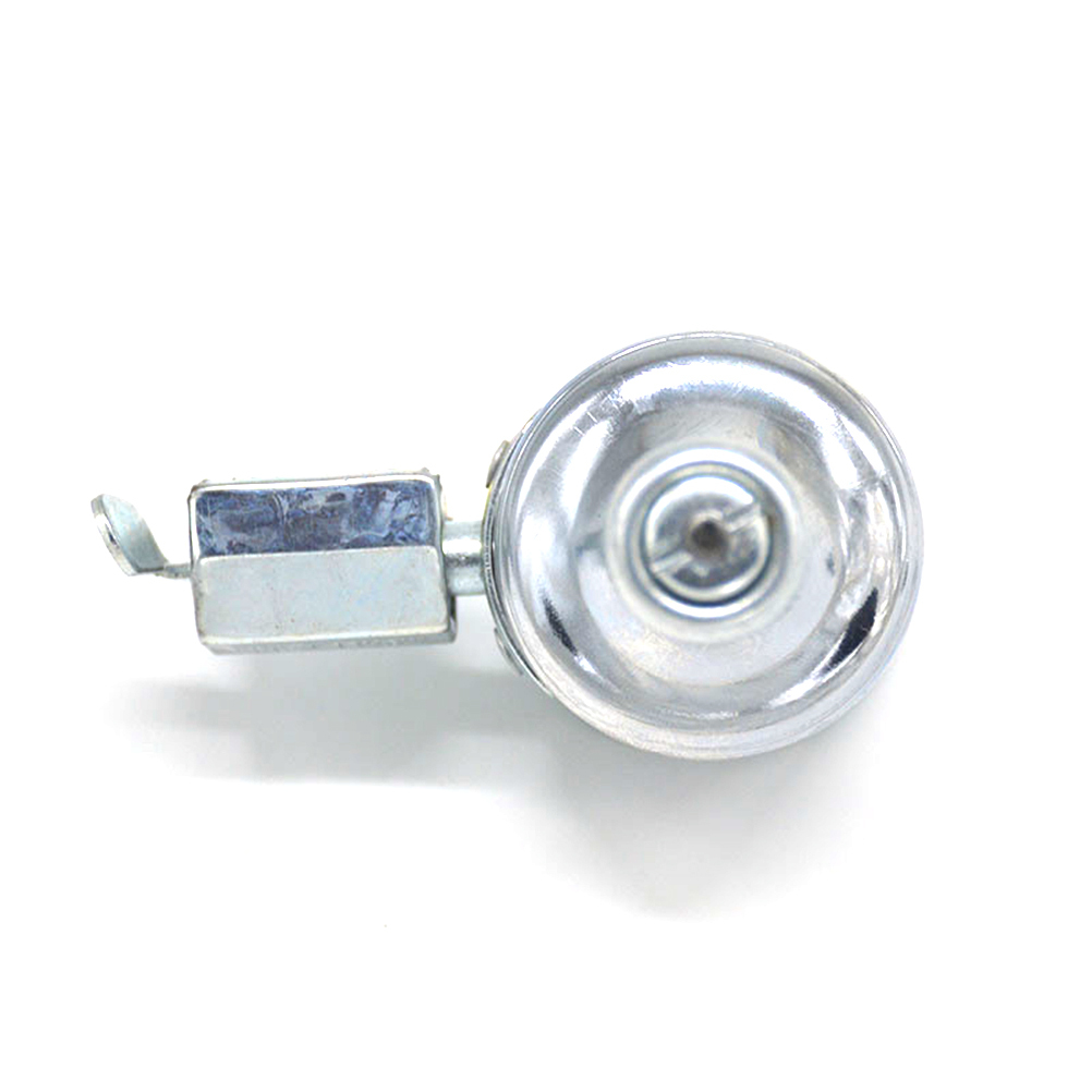 12V 6W Bicycle Light Generator Dynamo Motorized Friction Head Rear Electric Bicycle Accessories (Silver)