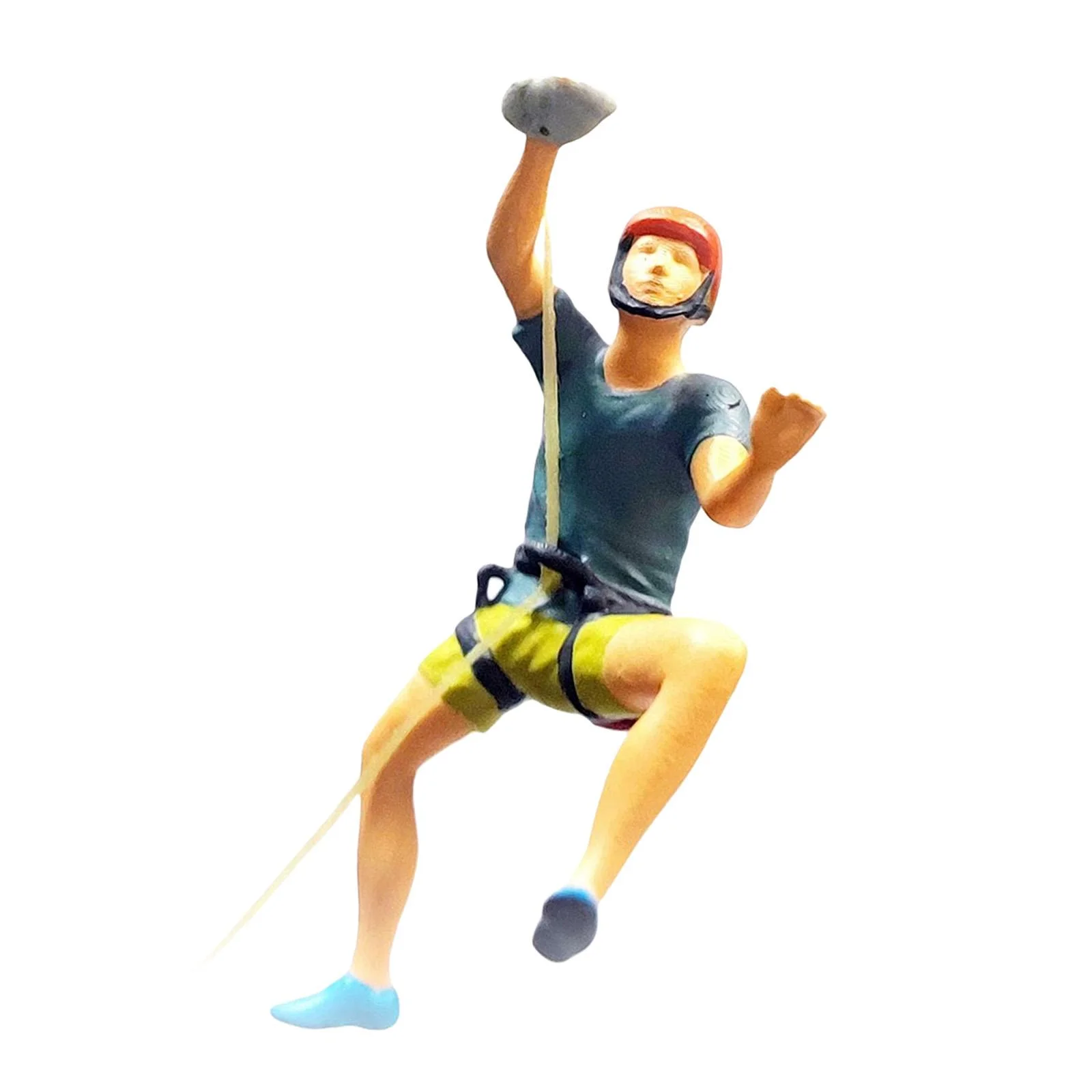 Climbing People Figurines Dollhouse People for Dollhouse Sand Table Miniature Scene , Boy