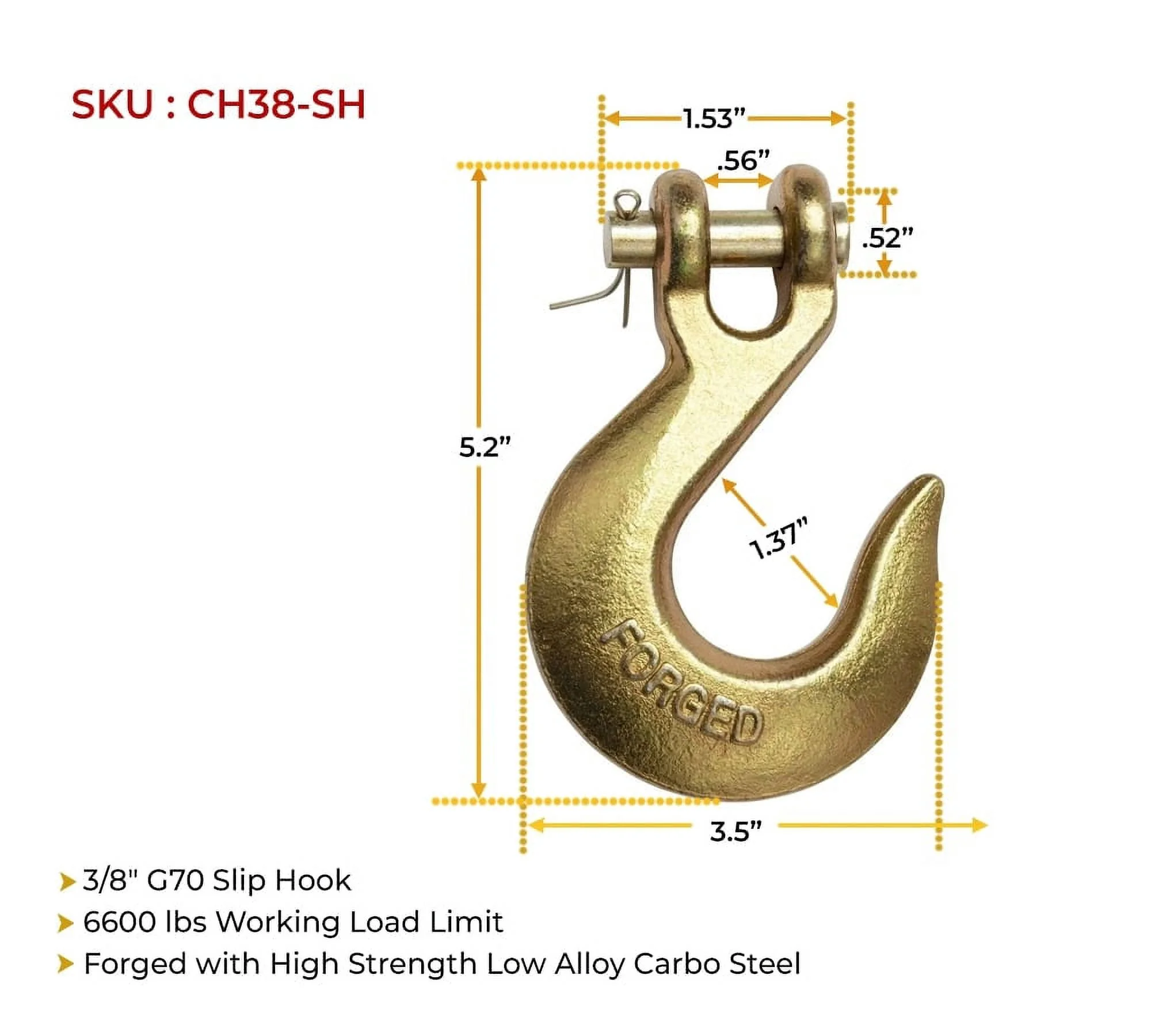 Mytee Products (4 Pack) 3/8