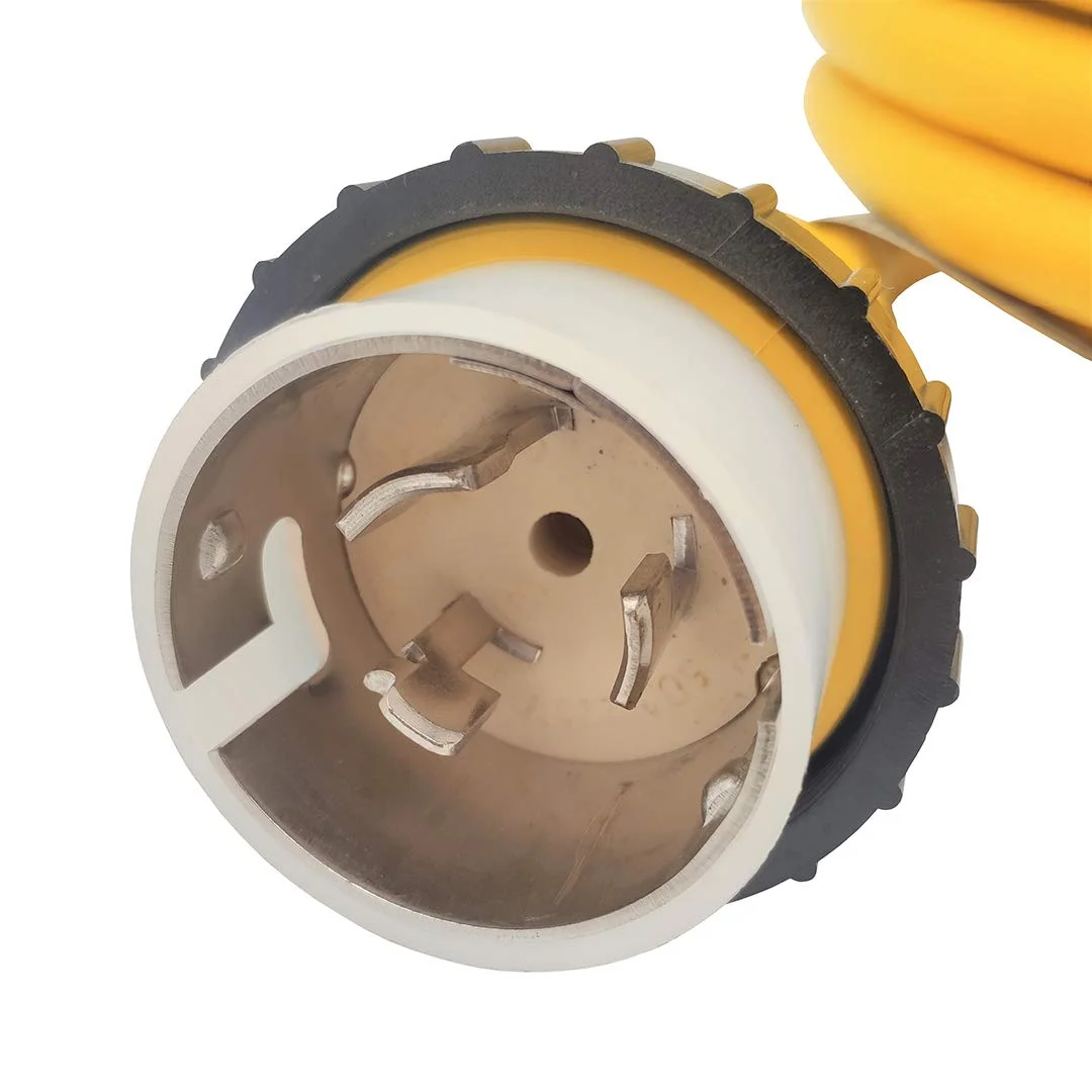 Parkworld 61902 Marine Shore Power Extension Cord 50 AMP SS1-50P to SS1-50R, Marine Shore Power Cord SS1-50 male to female 50A 125V (75FT)