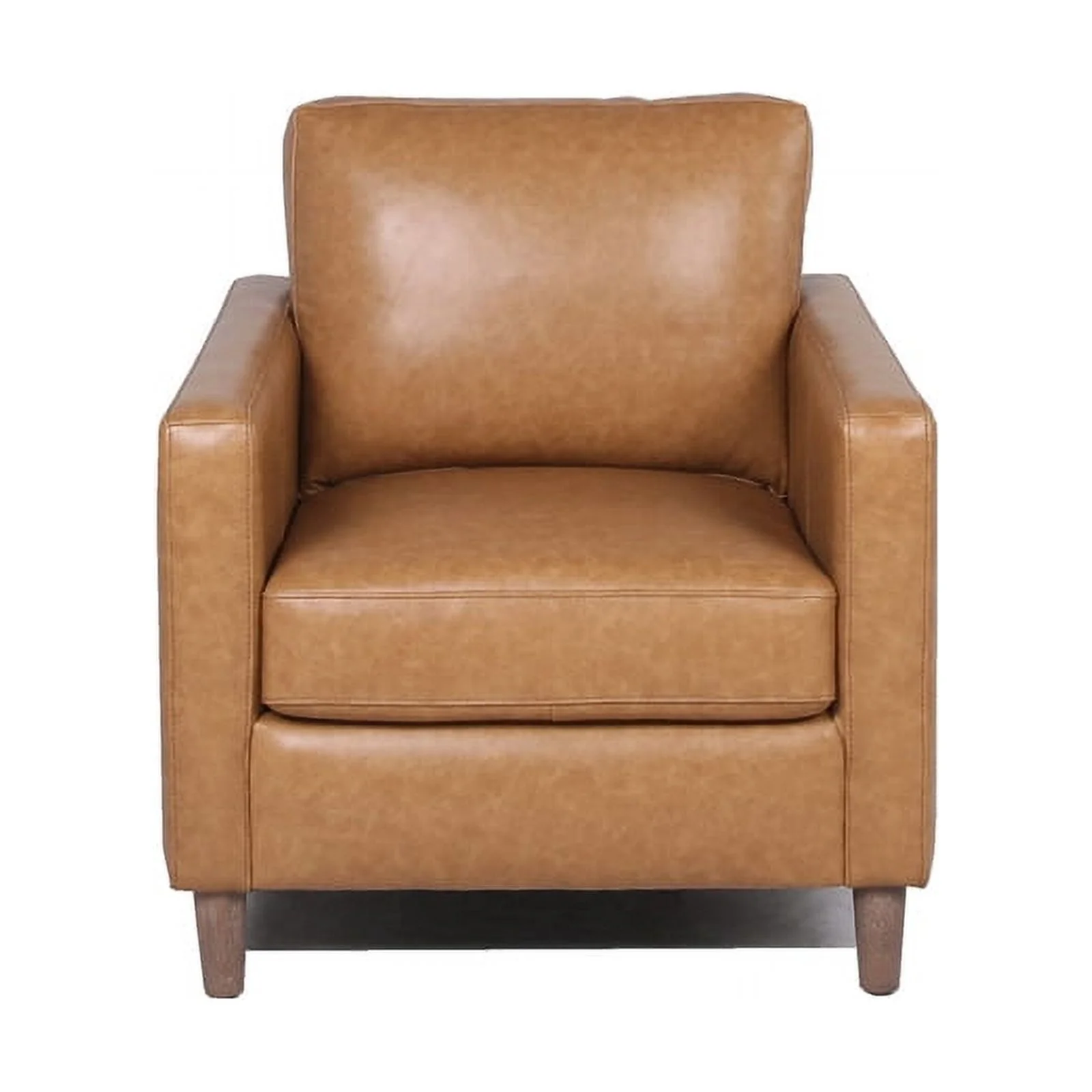 Berube Leather Camel Chair