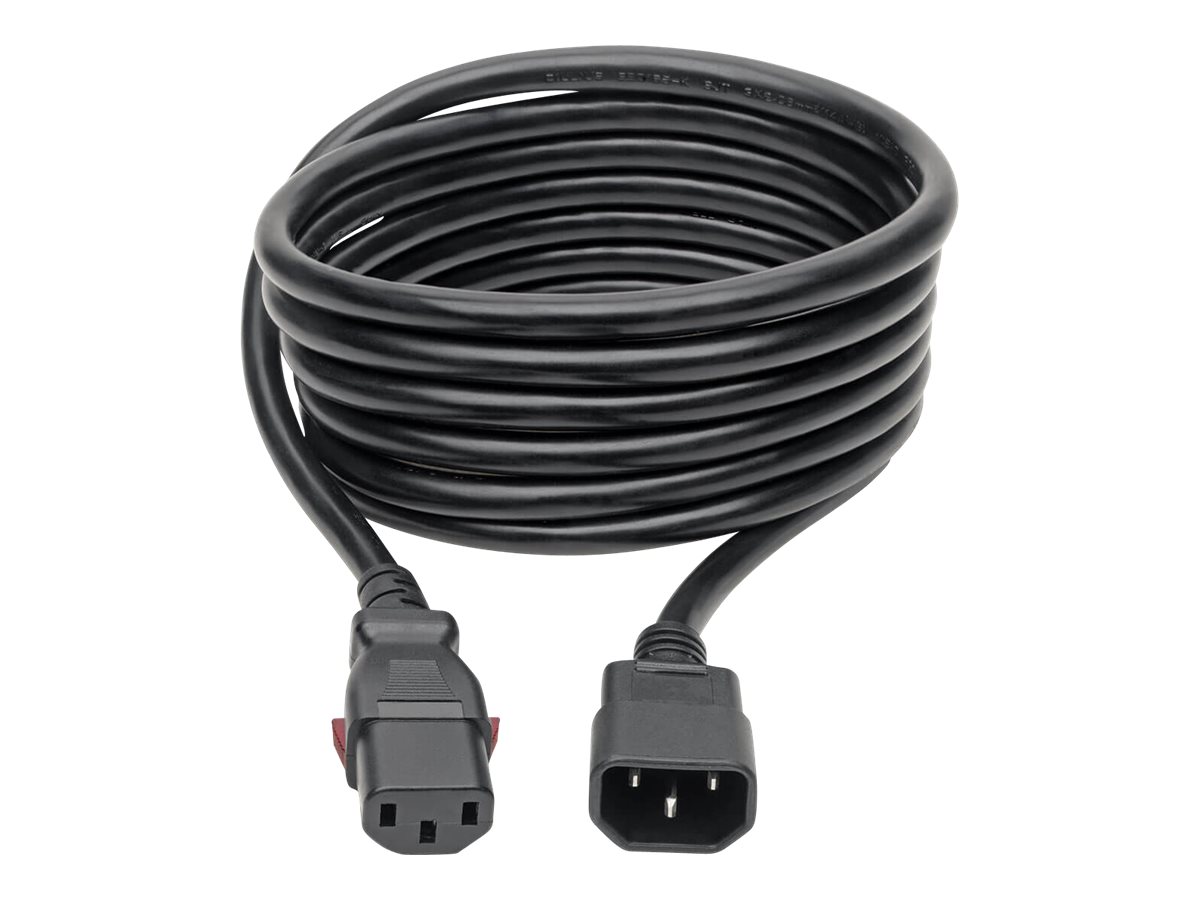 Tripp Lite P005-L10 10 ft. C13 Male to Female 15A Power Extension Cord for Heavy Duty C14 to Locking