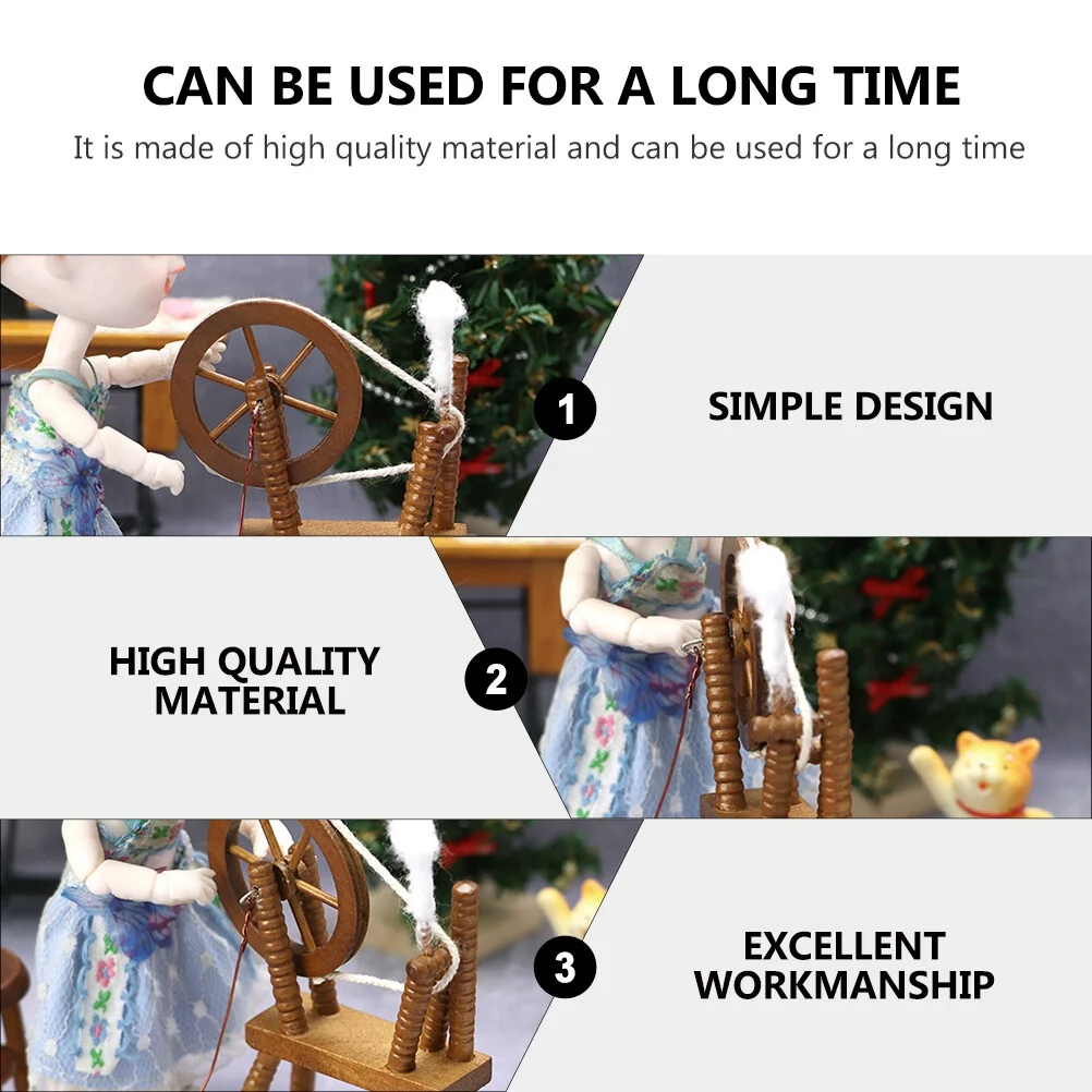 Miniature textile making car 1pc Exquisite Miniature Textile Making Car Playhouse Furniture Child Toy