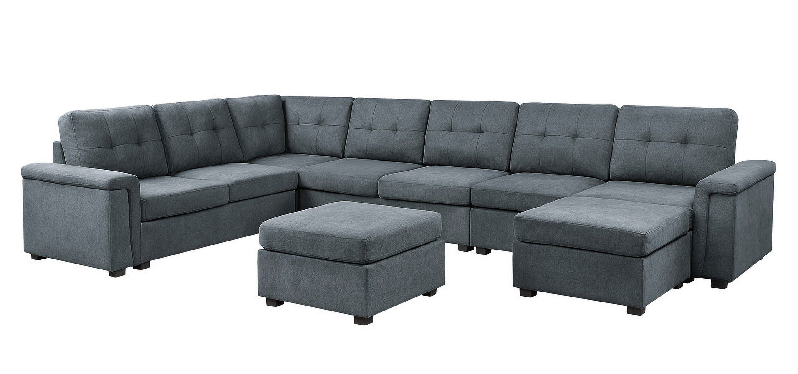 Modular 9-Seater Sectional Sofa Set - Ultimate Comfort & Versatility