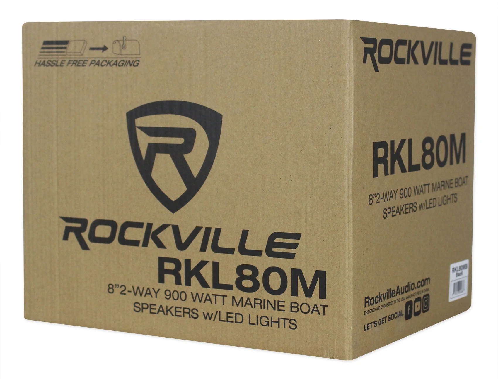 MB Quart GMR-LED Marine/Boat Receiver w/Bluetooth/USB+(4) 8