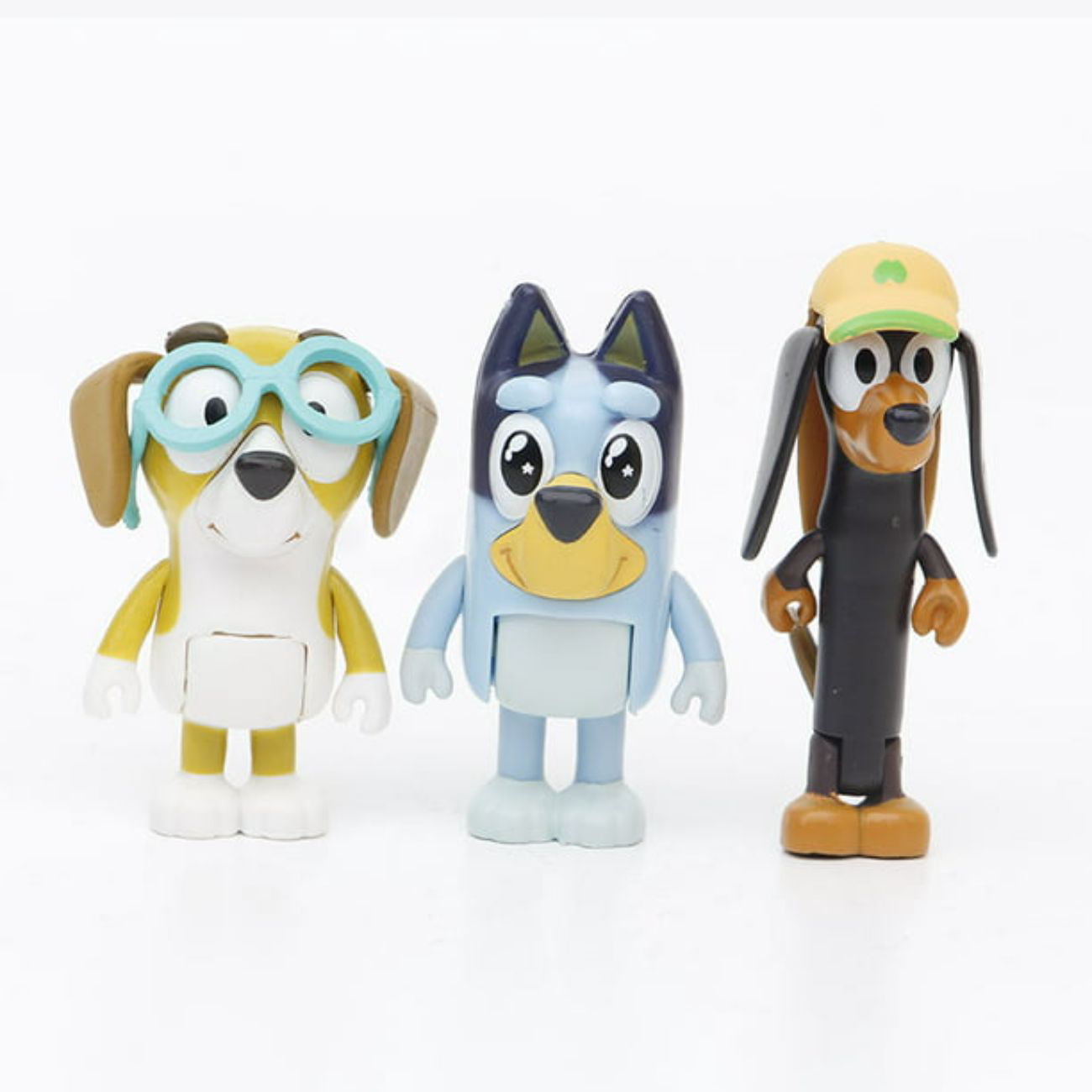 Bluey Friends & Family Pack Toy 2.5-3 inch, Dogs Action Figures Set Kid Toy Multi Color (12 Pcs)
