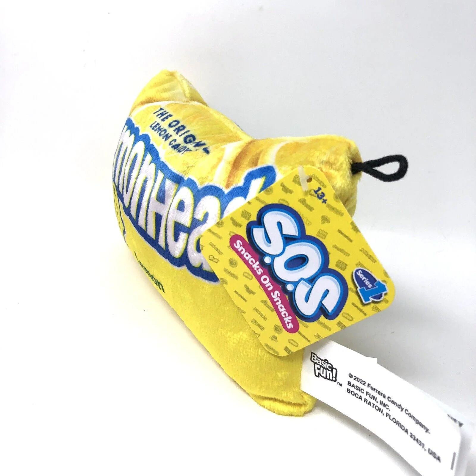 Surprise S.O.S. Snacks On Snacks Series 1- Lemonhead The Original Lemon Candy Bag Plush Toy 7 inch