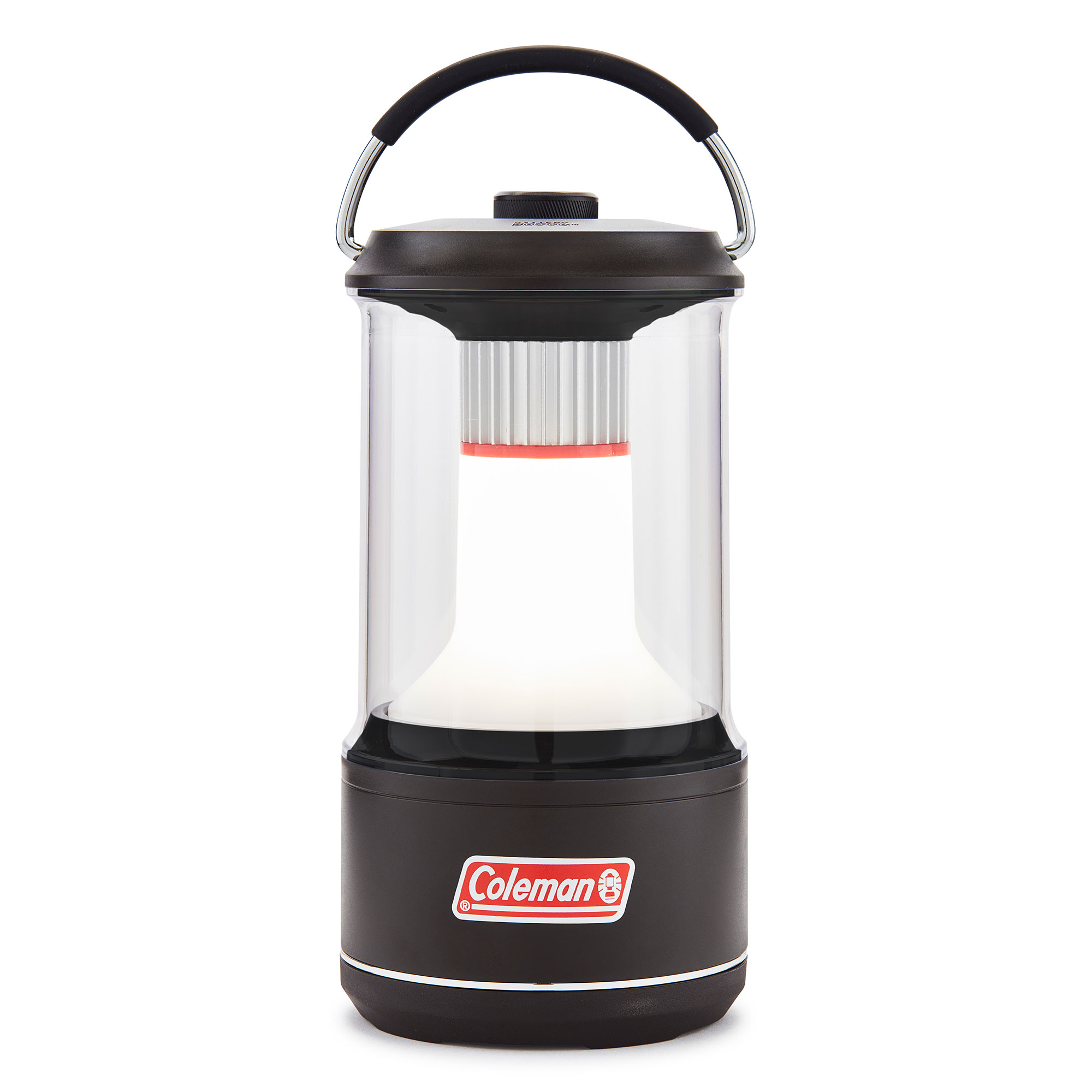 Coleman 800 Lumens LED Outdoor Camping Lantern w/BatteryGuard, Black,2 Pack