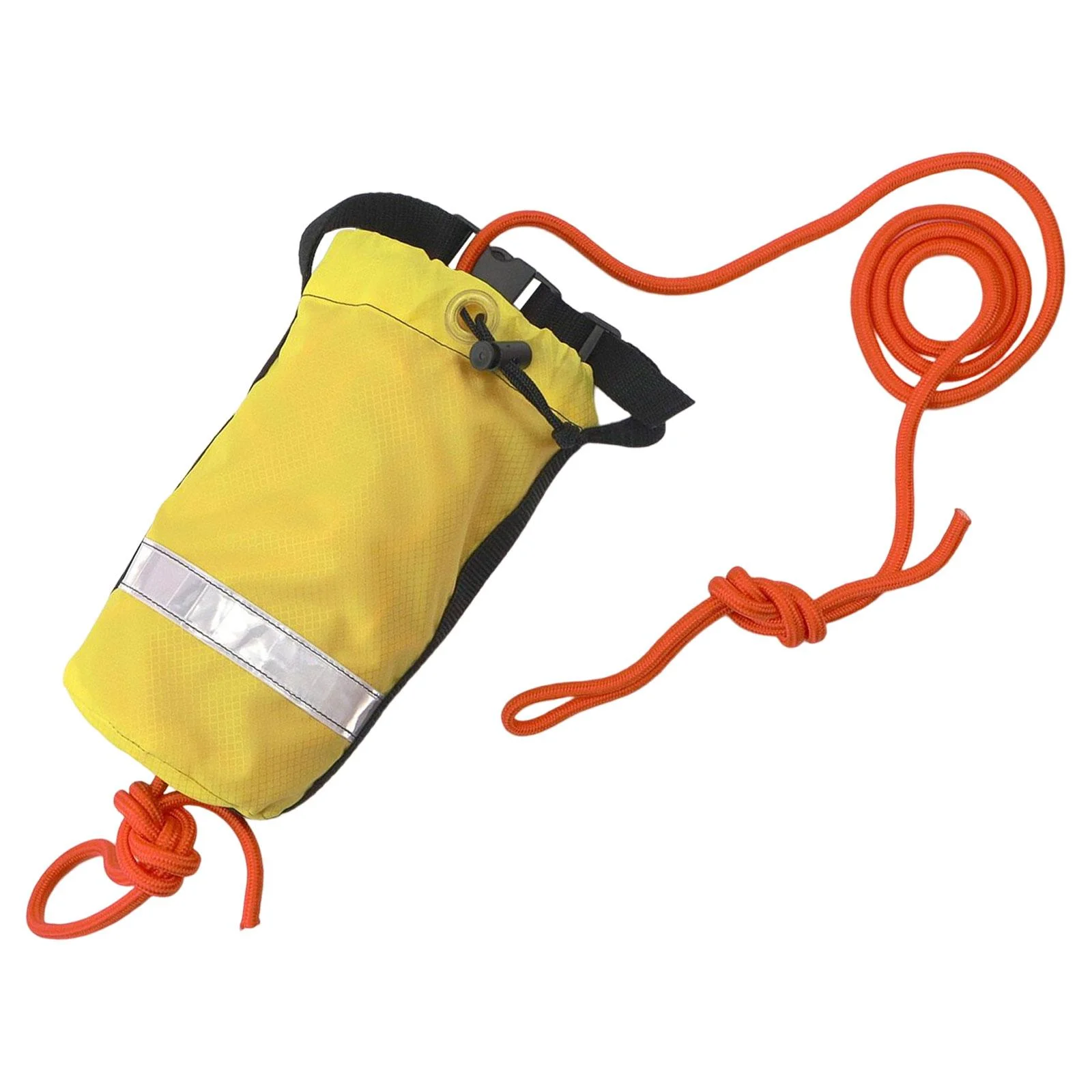 Water Throw Bag with 52 Feet of Rope, Throwable Device for Kayaking and Rafting, Safety Equipment for Raft and Boat
