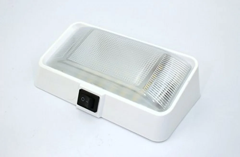 Pilotlights.net LED Porch Light with Switch - Interior Exterior Light 12V - Waterproof - RV, Truck, Trailer, Automobile or Utility LED Lamp 300 Lumens