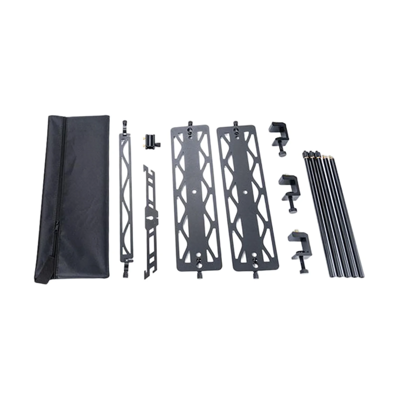 Durable Camping Lantern Stand Cookware Storage Rack Adjustable Lantern Pole with