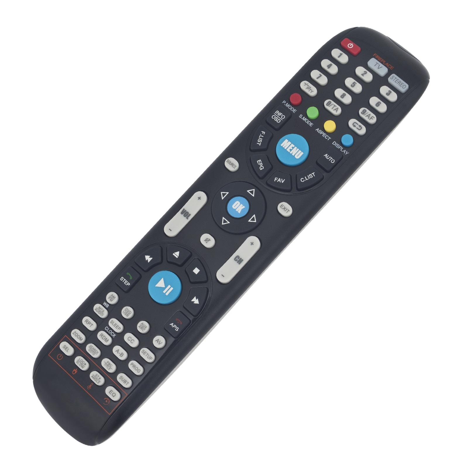 Vinabty Replaced Remote Control Fit for Furrion Fireplace RV Camper DVD Unimote1 LCD LED TV FEFD22S0A FEFT22S0A FDHS32M1A FEFS50K9A FEHT19S0A