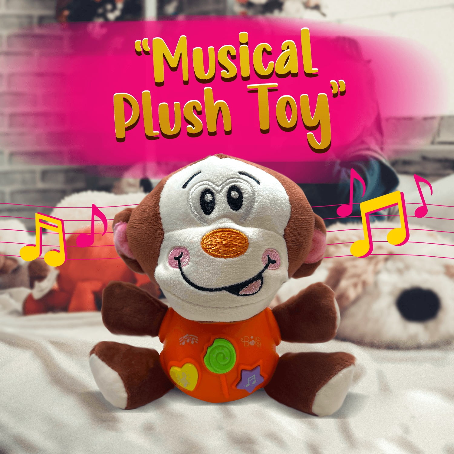 Alexander Musical Baby Toys, Cute Stuffed Animal Baby Newborn Toys for Toddlers Babies 0 3 6 9 12 Month, Infants Baby Toy for Girls and Boys Best Gift