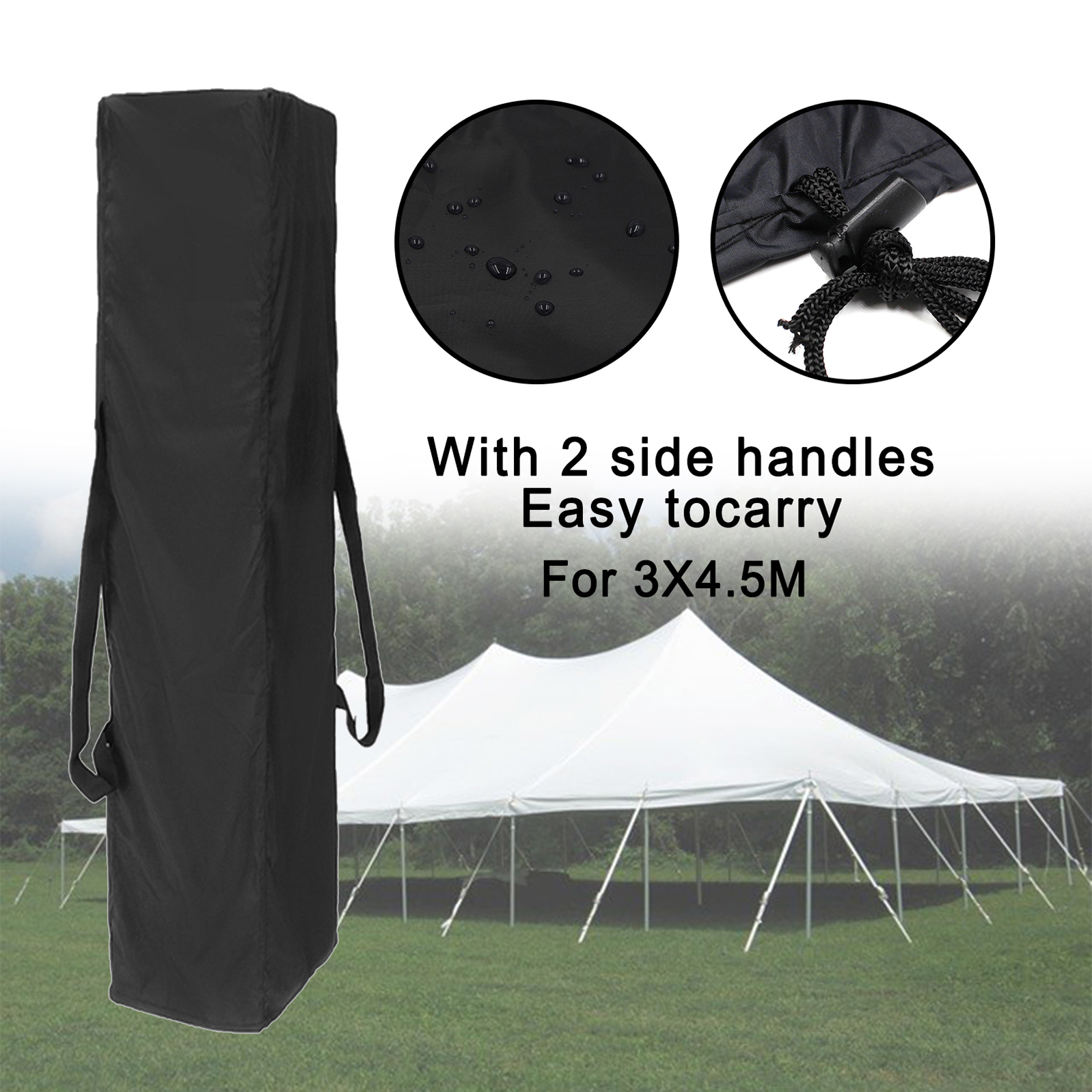 140X44CM Waterproof Gazebo Marquee Carry Bag Garden Polyester With 2 Side Handle