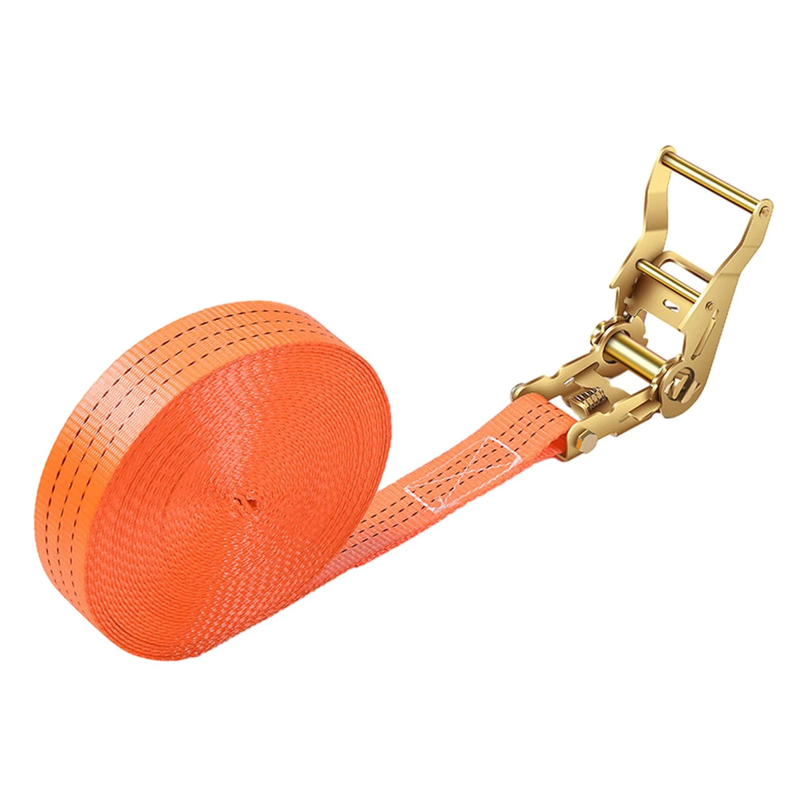 Cargo Ratchet Straps Tie Down Straps Orange Sturdy Width 4cm Multipurpose Professional Accessories for Motorcycles, Trailer Loads 8 Meters
