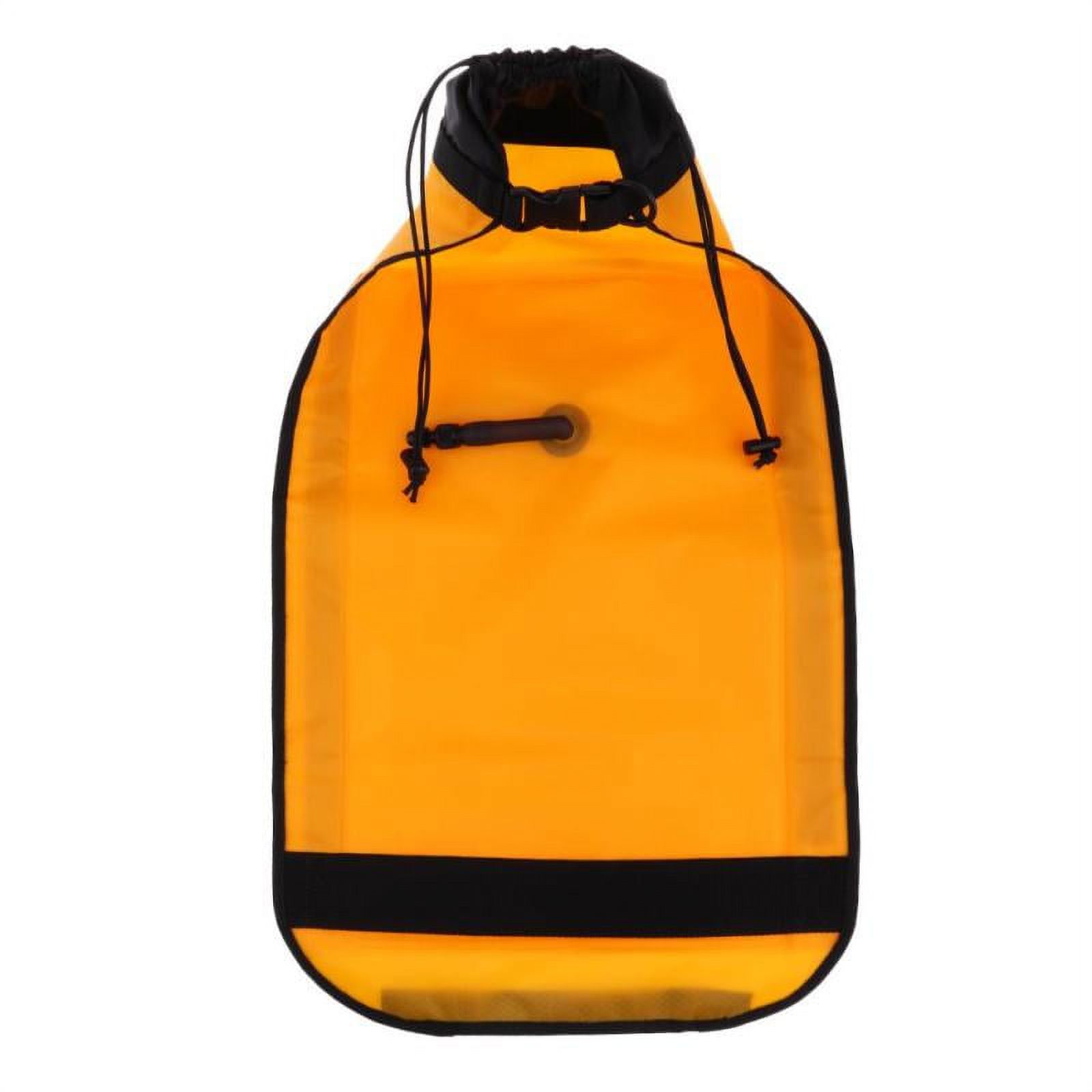 Dual Chamber Inflatable Paddle Float Bag For Sea Kayak Paddle Yellow