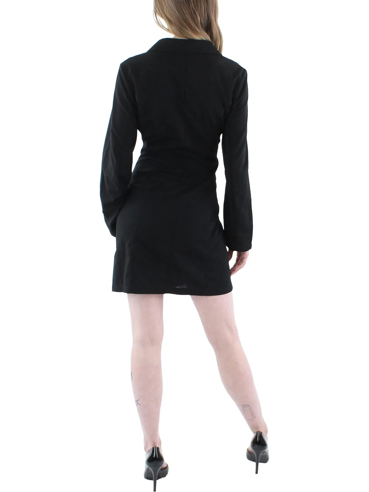 PLM Womens Blazer Mini Sheath Dress