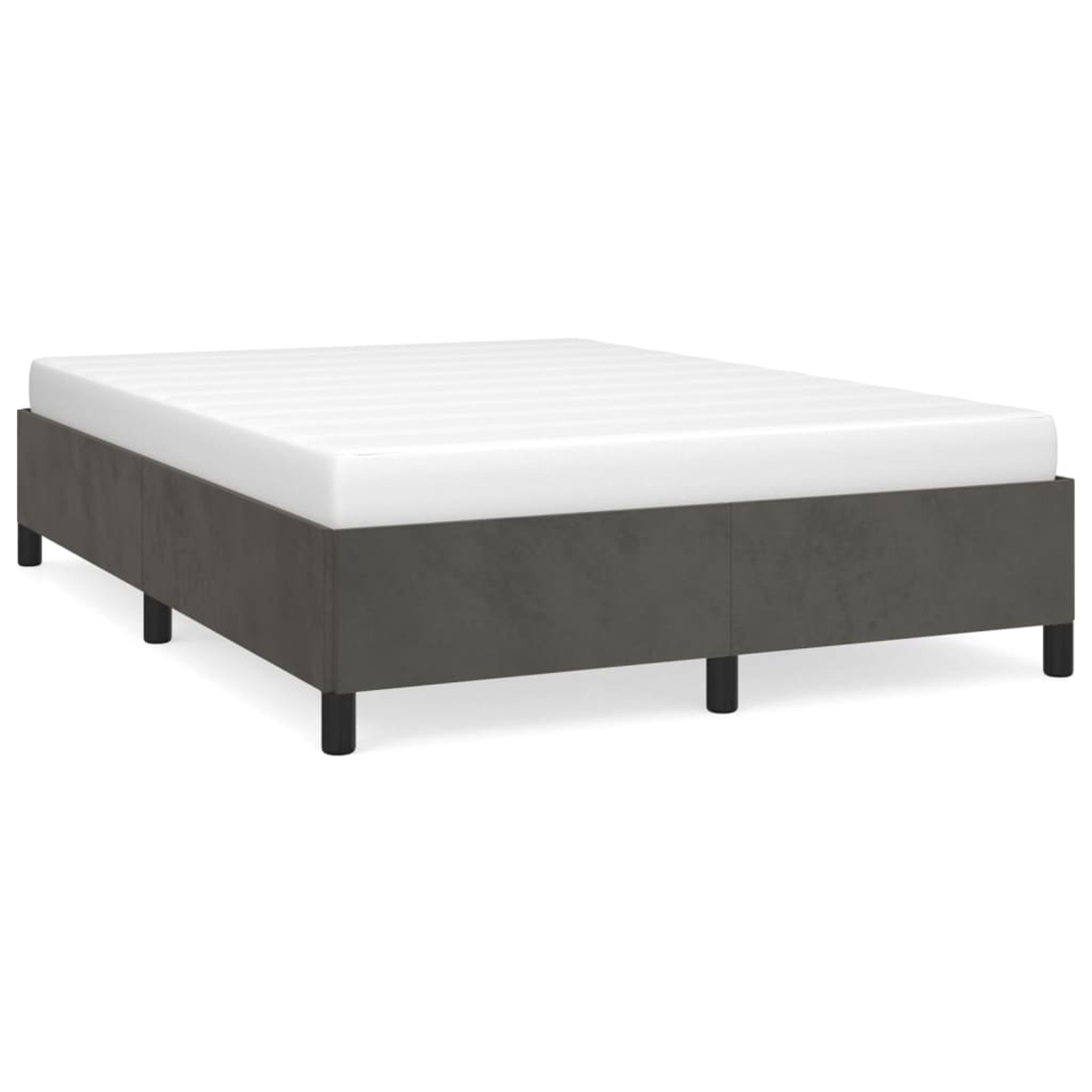 OWSOO Bed Frame Dark Gray 59.8