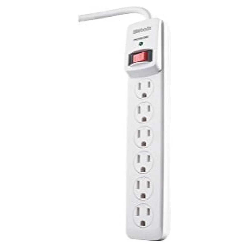 Coleman Cable 74949785 41497 3 ft. Cord 900J 6 Outlet Surge Protector