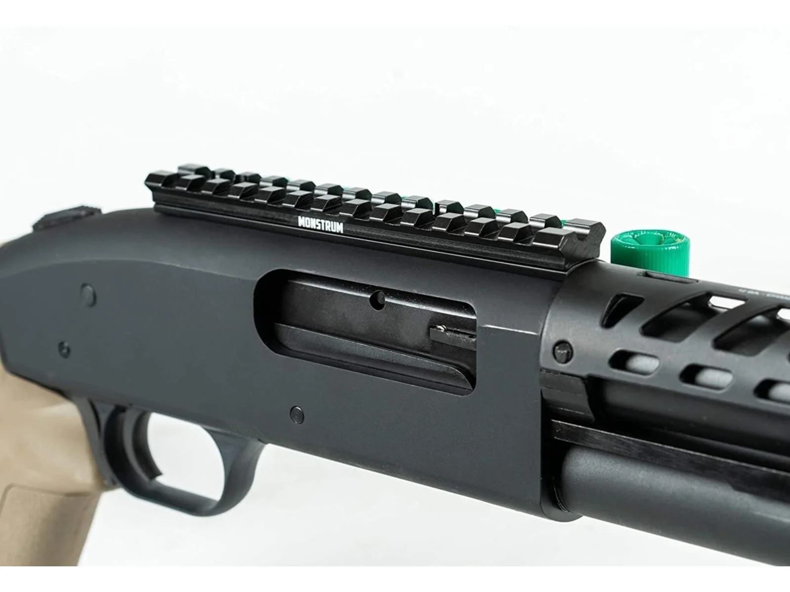 Monstrum Side Mounted 12 Gauge Shell Holder, Picatinny Rail Mount for Mossberg 5
