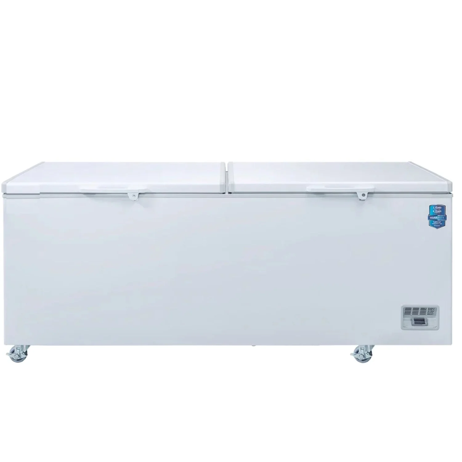 West Kitchen WBD/BG-720 83 White Chest Freezer With 2 Solid Lids