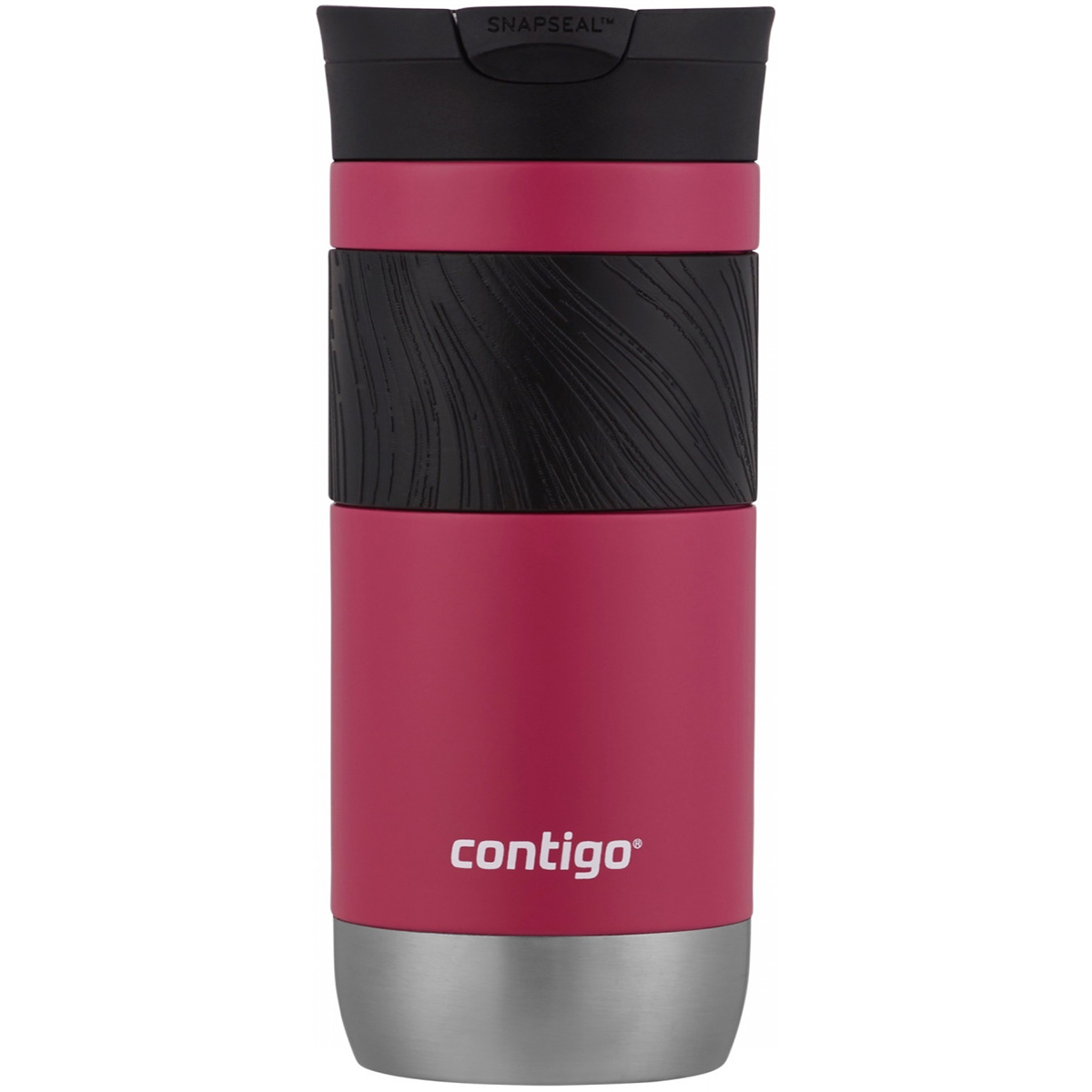 Contigo SnapSeal Insulated Stainless Steel Travel Mug, 16 oz., Sake & Dragonfruit, 2-Pack