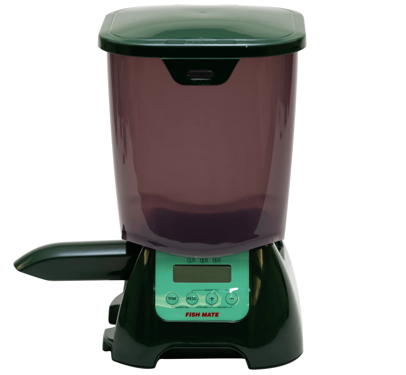 Fish Mate P7000 Automatic Pond Fish Feeder - 6.5 lbs. Capacity - Use with Sticks and Pellets, Tamper and Weather Resistant