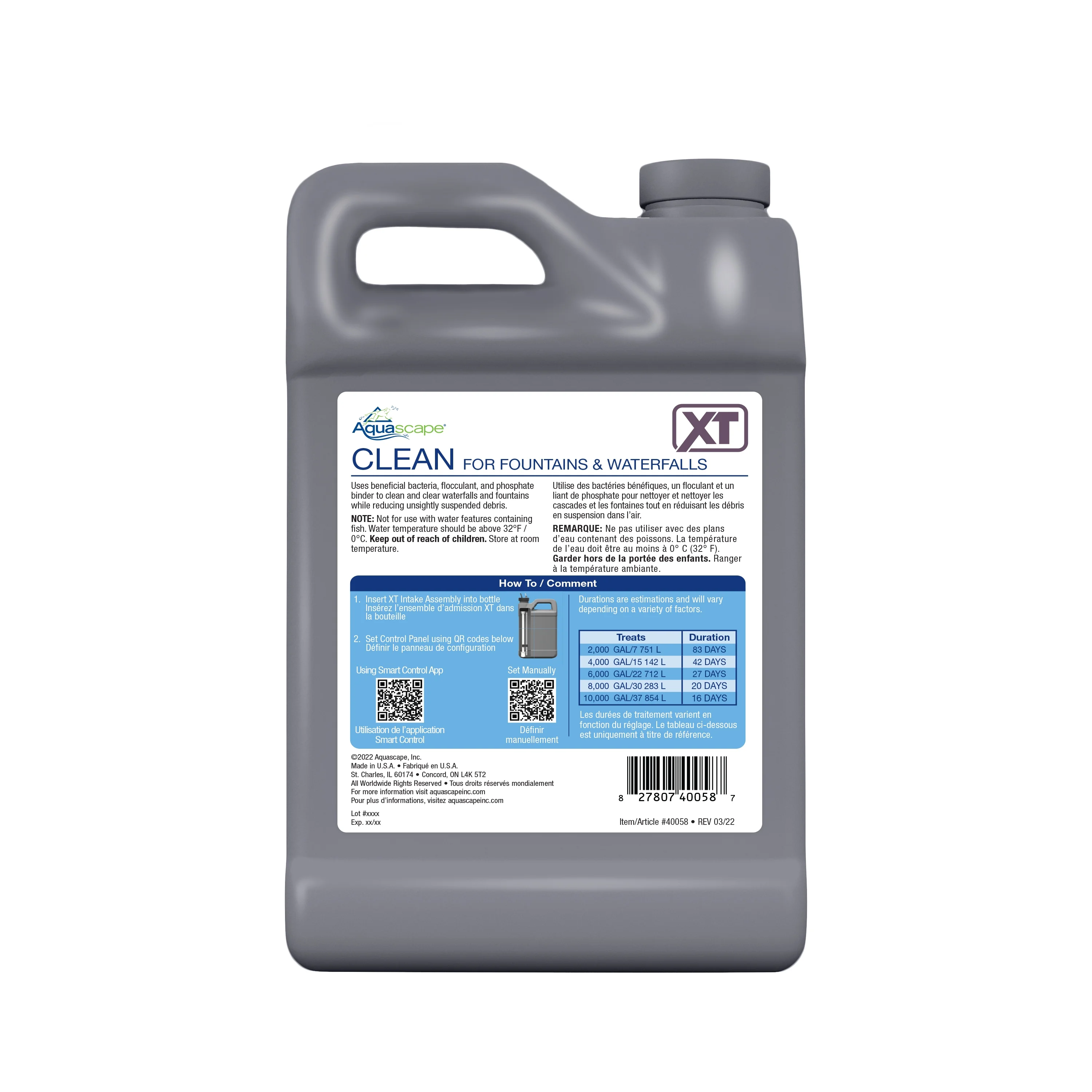 Aquascape Clean for Fountains XT - 64 oz - 40058