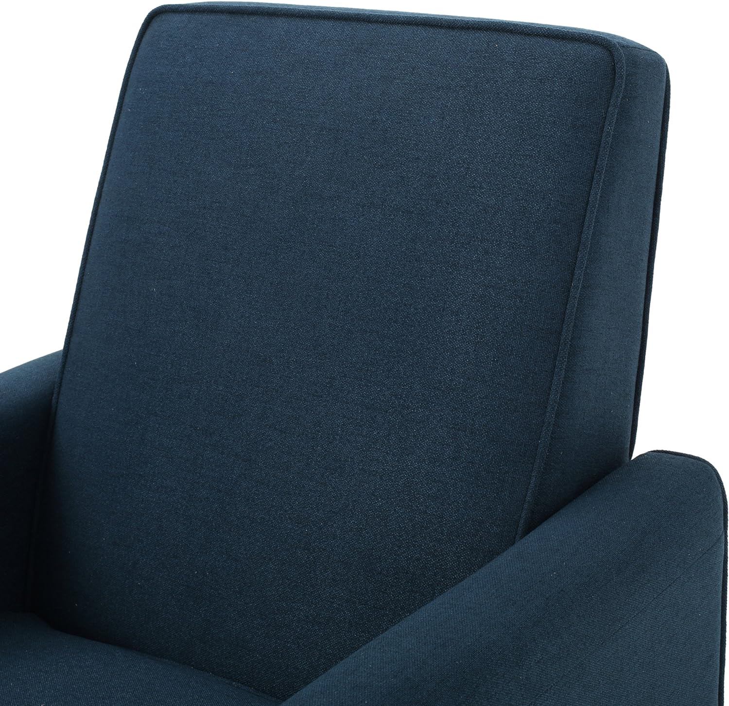 Jeffrey Dark Blue Fabric Recliner Club Chair