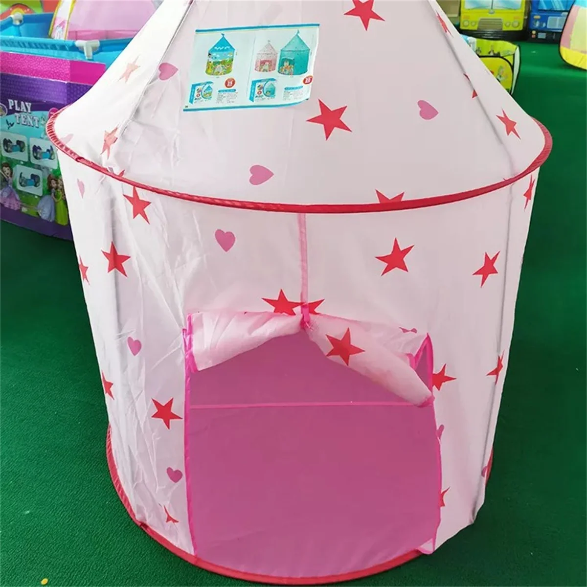 Spoway Kids Tent Playhouse,Children Play Princess Tent Indoor Fabric Playhouse, for Children Ages 3+