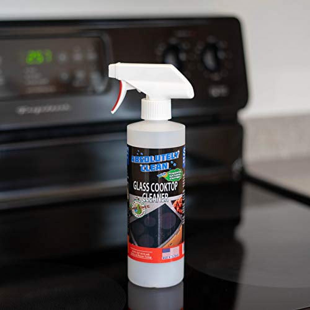 Amazing Ceramic & Glasstop Stove Cleaner - Fume Free & Scratch Free - Streakfree - Non-Toxic - Kid & Pet Friendly - USA Made
