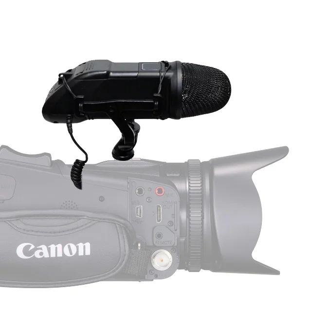 Canon EOS 5DS/5DS R Professional Microphone (Stereo/NRS) With Dead Cat Wind Muff For High End Systems (DSLR And Video)