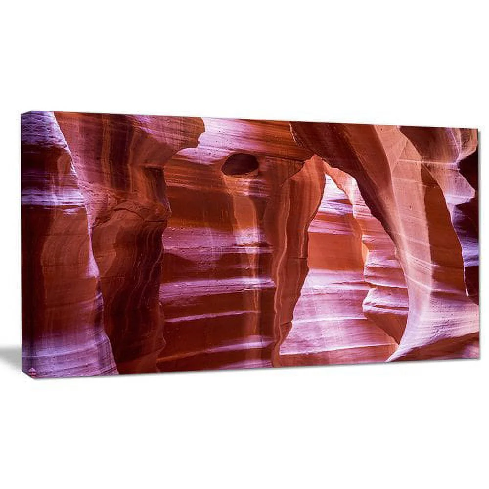 Design Art 'Antelope Canyon Structures' Graphic Art on Wrapped Canvas