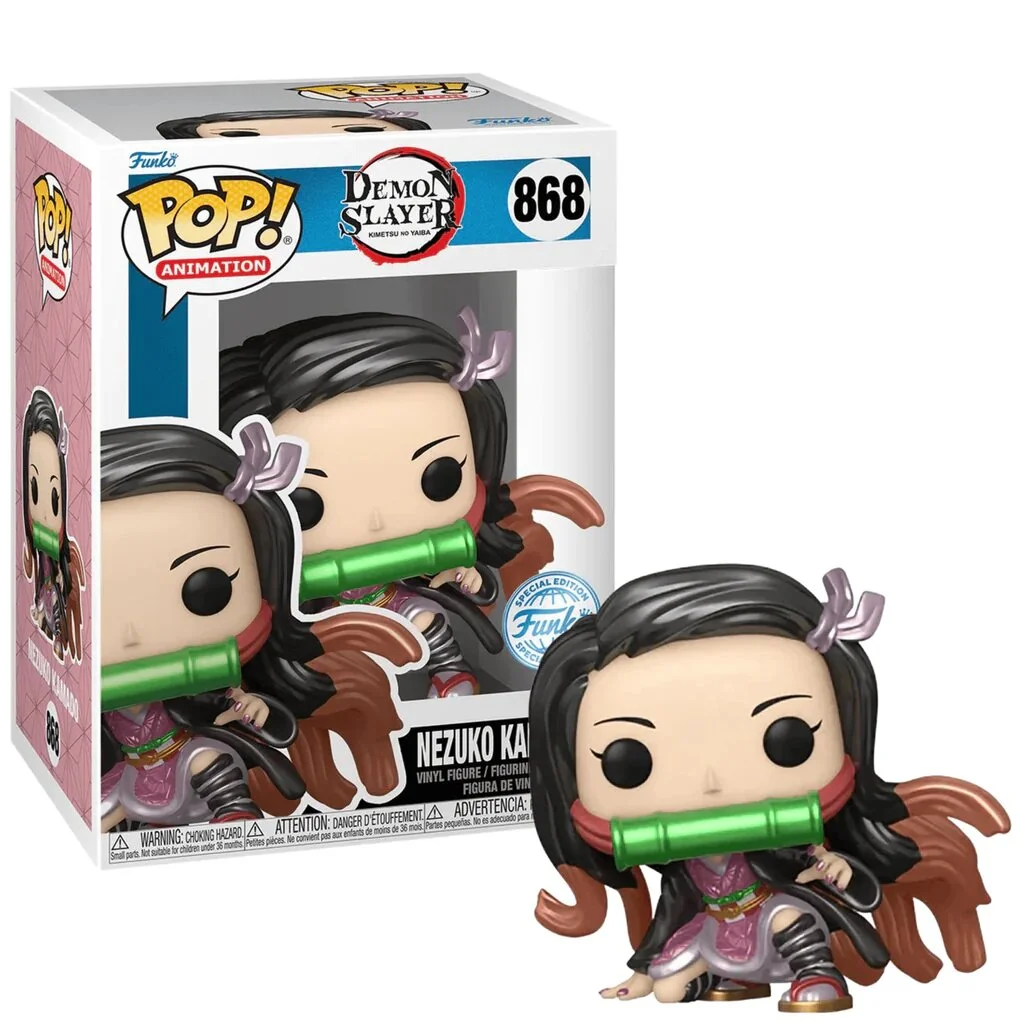 Demon Slayer Nezuko Kamado Funko Pop! Animation Vinyl Figure #868 (Metallic Paint Exclusive, No Sticker)