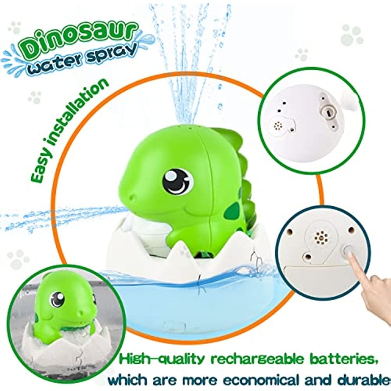 Whale Automatic Spray Baby Shower Toy Bathtub Shower Toy Suitable for Young Boys Girls