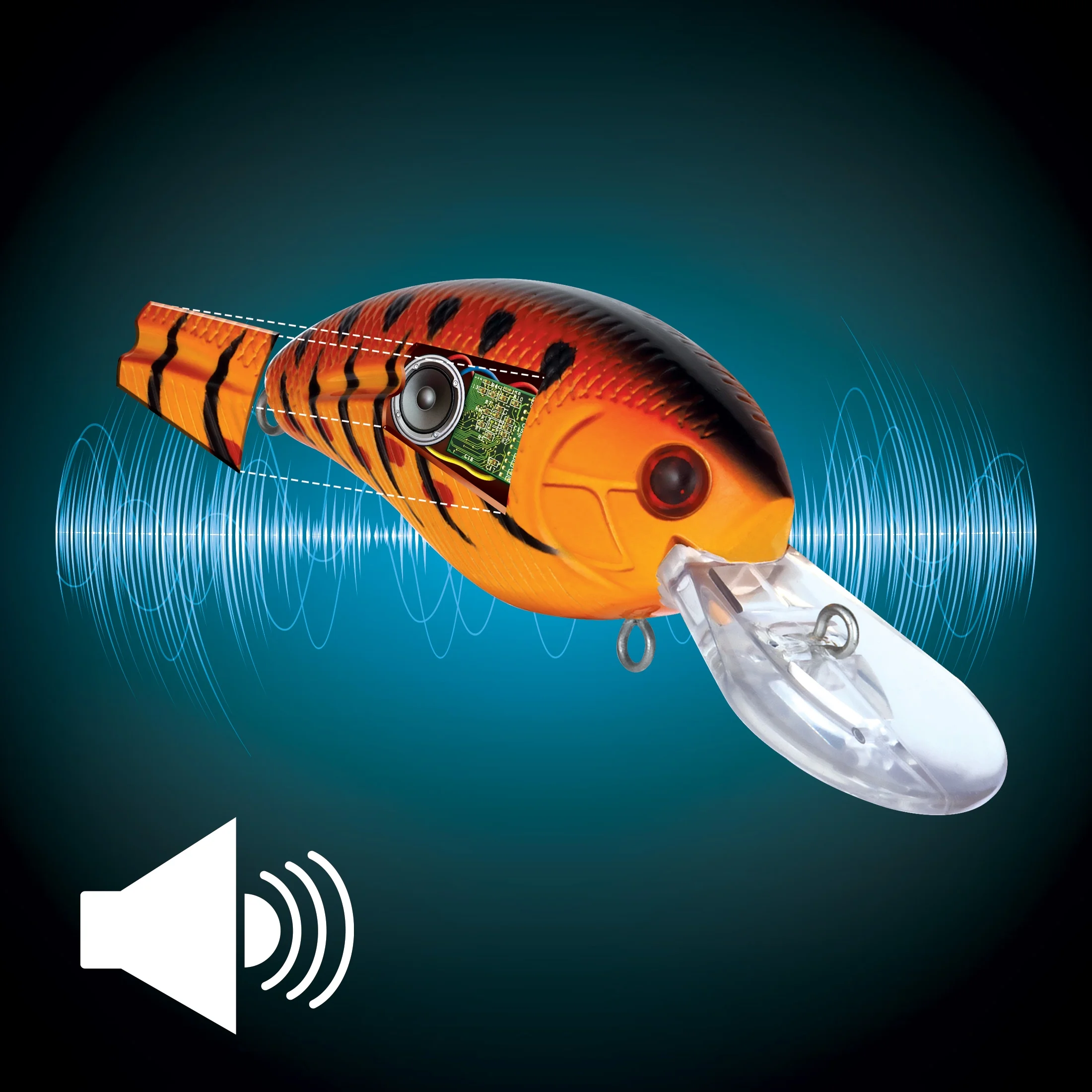 Livingston Lures Striker 173-Black & Orange