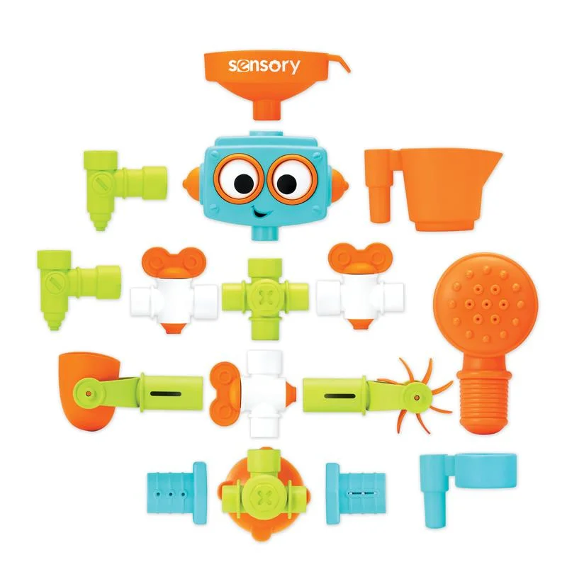 Infantino Sensory Plug & Play Plumber Set - ROBOT, SUMMER