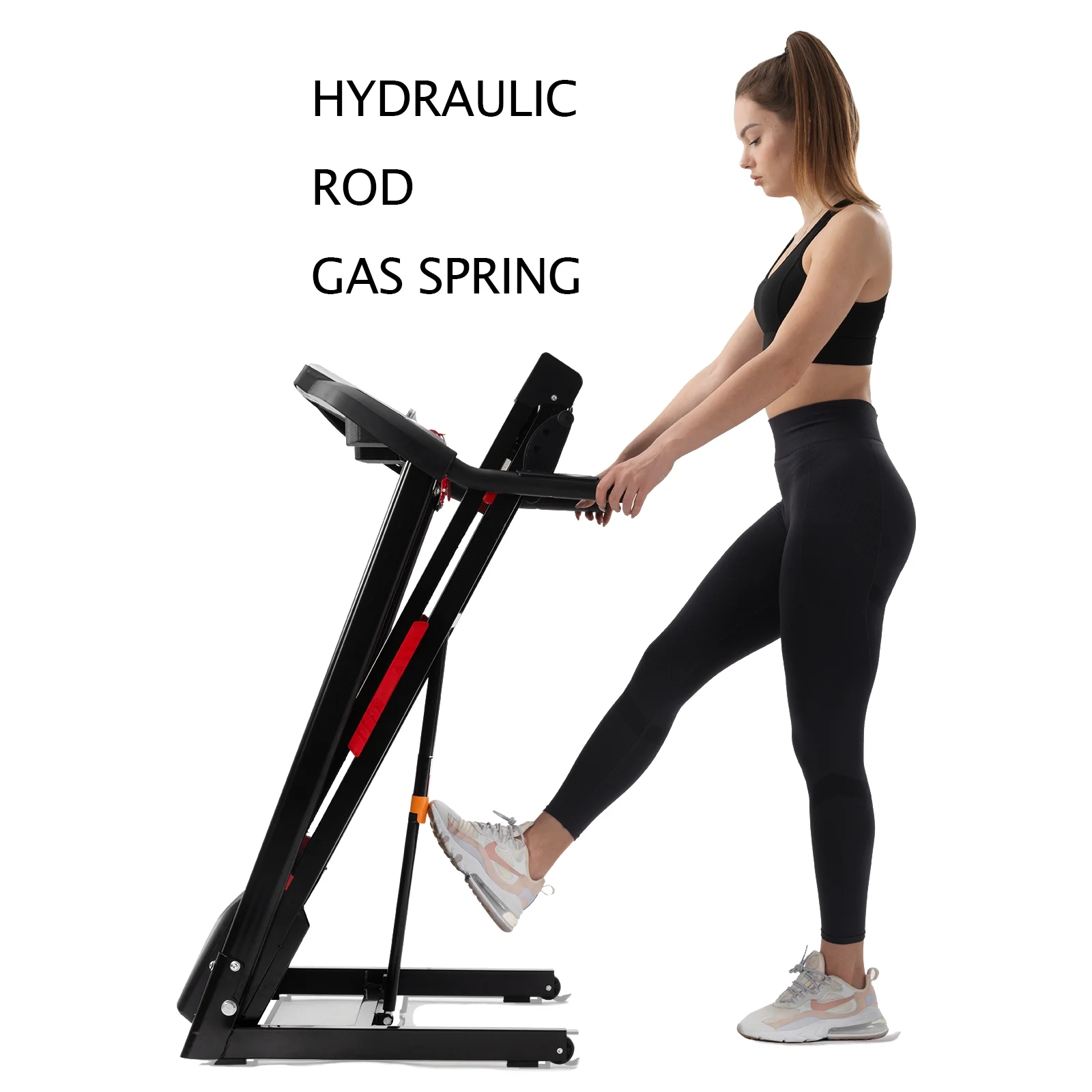 OBENSKY Folding Treadmill for Home Electric 3.5 HP Foldable Running Machine w/Incline