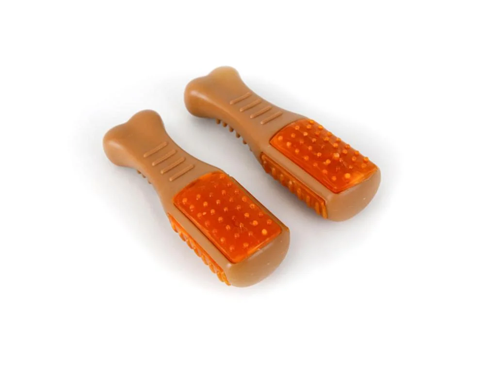 Hartz Chew n Clean XS Drumstick Dog Toy, Chicken Flavored Chew Toy, Moderate Chewers, Dry, 2 Pack