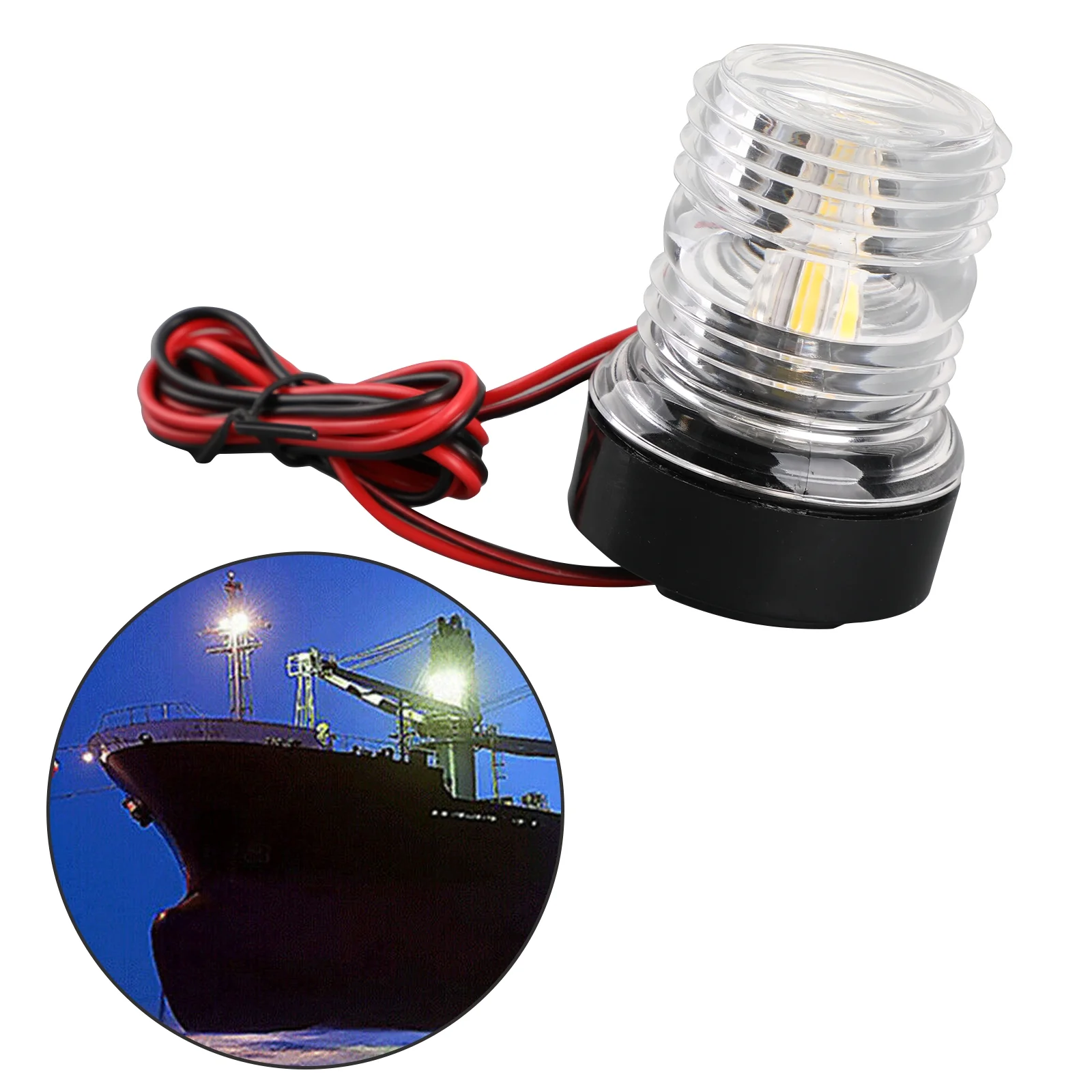 Motor Genic 12V 360° Marine Boat Waterproof Navigation Stern LED Side Bow Teardrop Lights