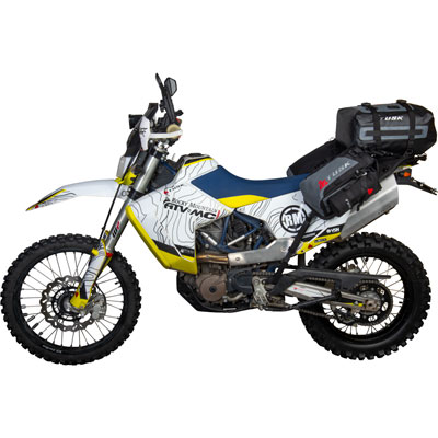 Tusk Excursion Rackless Luggage System w/ Small Dry Duffel & Bottle Holders KTM/Husky 690-701 Heat Shield For KTM 690 ENDURO 2014-2018