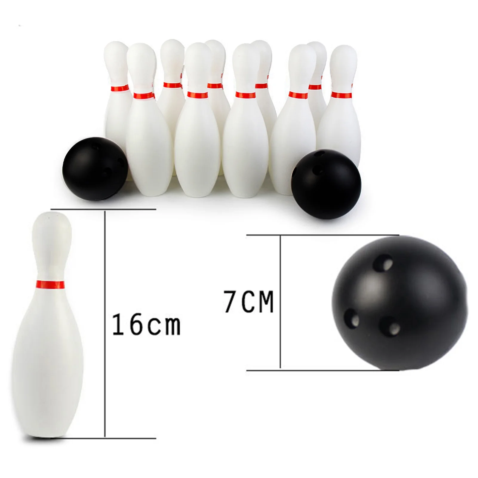 Shulemin 12Pcs/Set Toddler Kids Bowling Game Set Outdoor Indoor Sports Learning Toy Gift Random Color