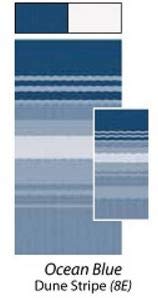 Carefree RV JU158E00 Blue/ Green RV Patio Vinyl Awning Fabric