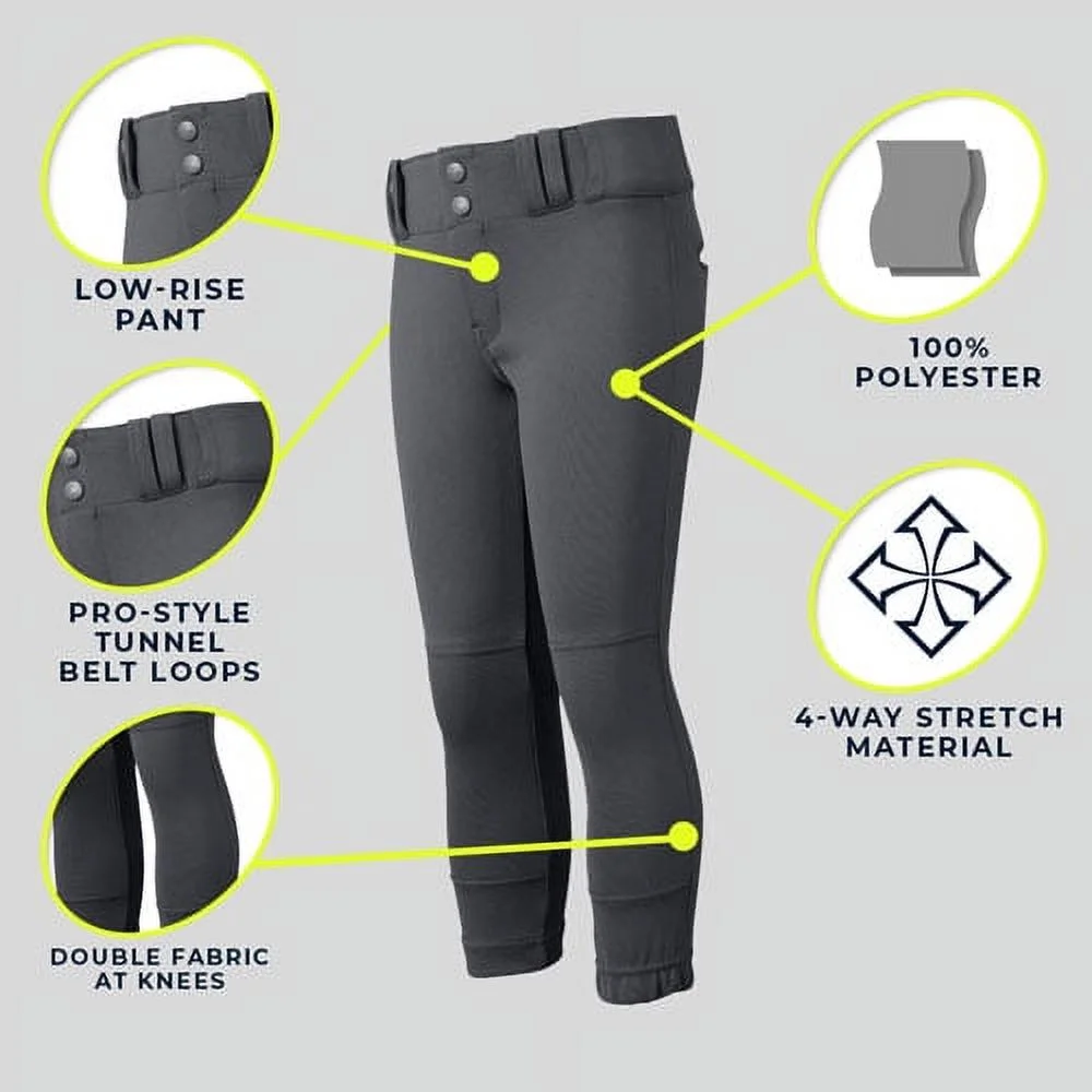 Champro Tournament Girls Pant White Large