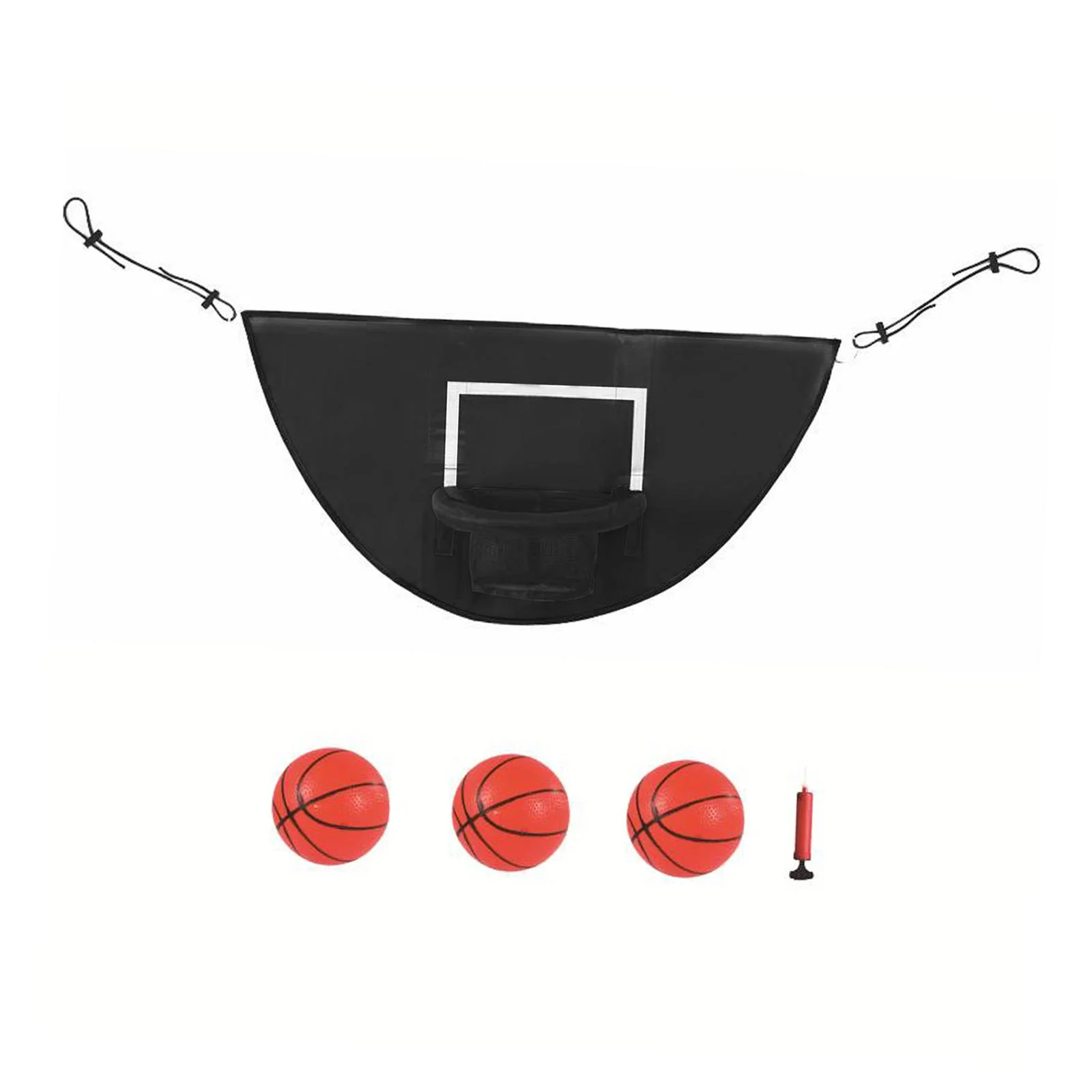 Trampoline Basketball Hoop Sturdy for Dunking Durable Universal Basketball Rack With Ball