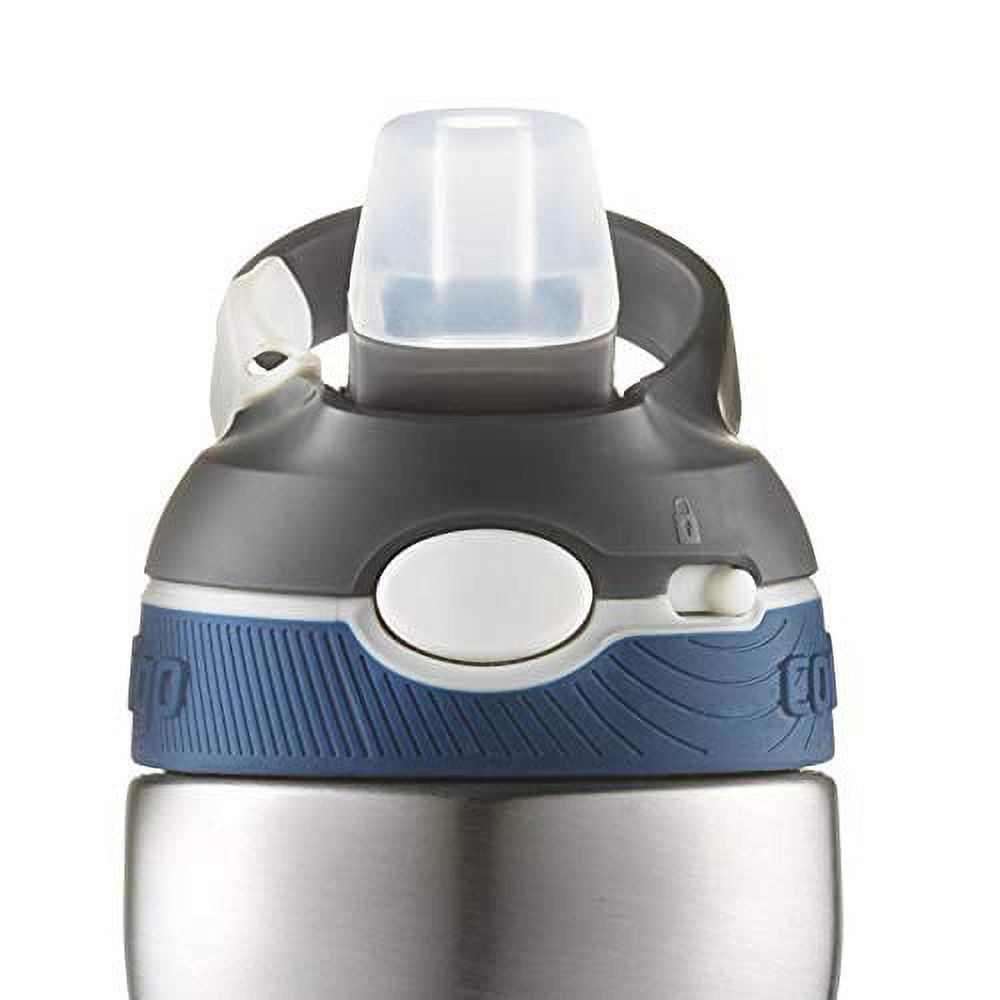 Contigo Autospout Straw Ashland Chill Vacuum-Insulated Stainless Steel Water Bottle, 20 oz., Monaco