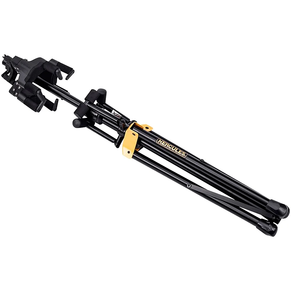 Hercules GS432BPLUS Plus Series Universal AutoGrip Tri Guitar Stand w/ Foldable Backrest